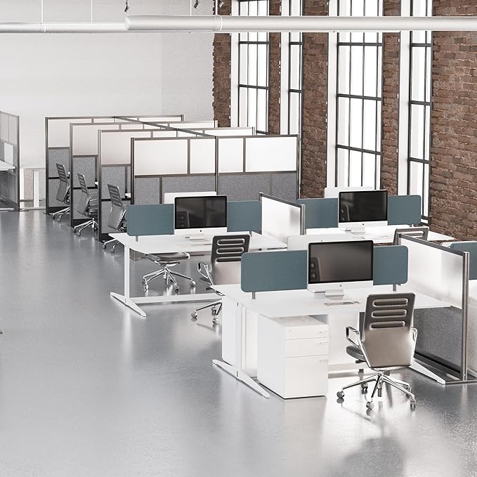 Stand Up Desk Store Expanse Modular Wall | 53'' x 48'' Wall | Expandable - Image 7