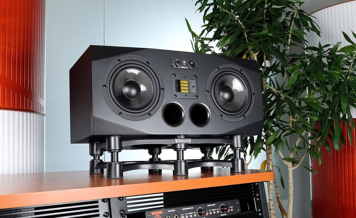 IsoAcoustics Iso-Stand Series Speaker Isolation Stands with Tilt Adjustment: ...