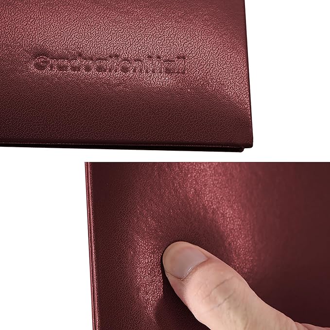 GraduationMall 8.5"x11" Smooth Padded Diploma Cover Certificate Holder Maroon - Image 6