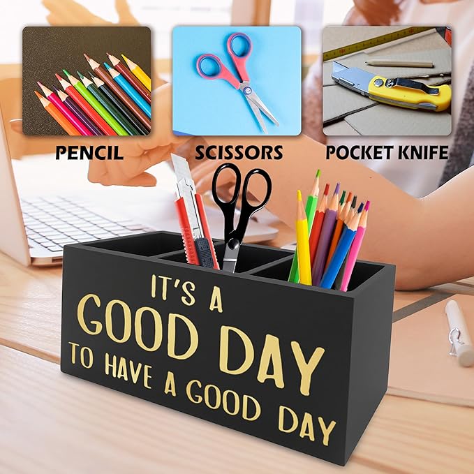 QZQE Inspirational Office Pen Pencil Holder Organizer - Image 6