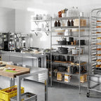 Regal Altair 21" Deep x 36" Wide x 74" Height Wire Shelving Kit | 8-Tier | NSF - Image 4
