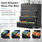 Pataku 4 Drawer File Cabinet - Image 4