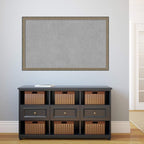 Amanti Art Silver Framed Magnetic Board 26x42 Large Vision Board - Image 5