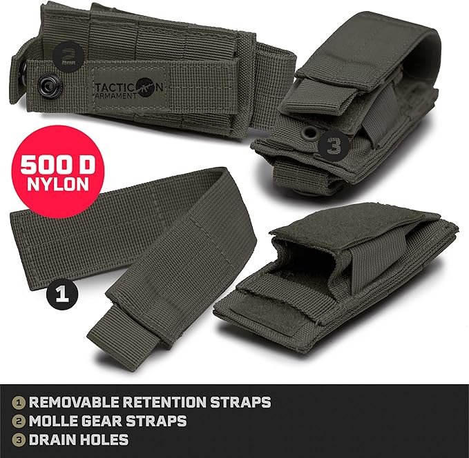 Tacticon P1 P2 P3 BattlePouch | Universal Pistol Mag Pouch | Combat Veteran - Image 3