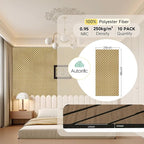 10 Pack Art Acoustic Panels, 47.2” x 23.6” Soundproof Wall Panels - Image 3