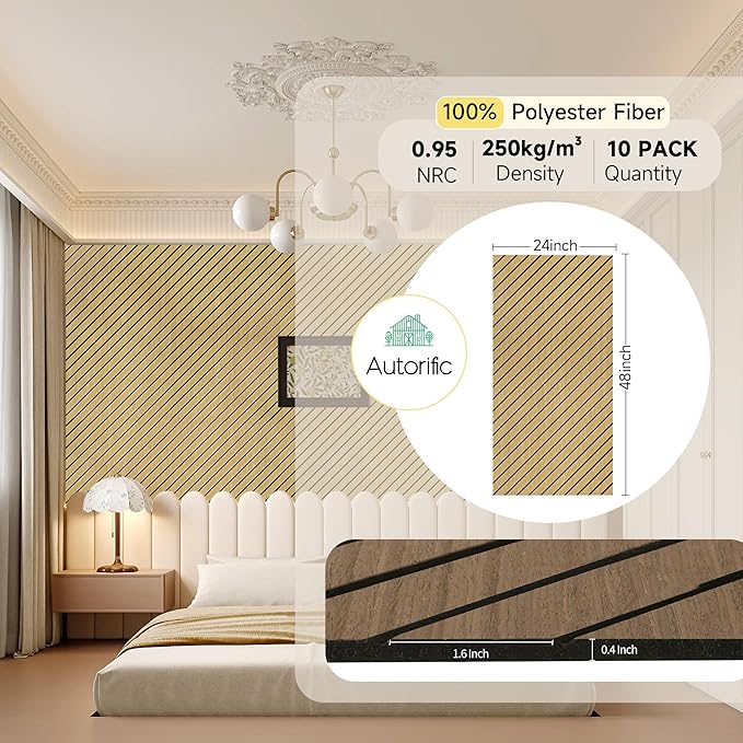 10 Pack Art Acoustic Panels, 47.2” x 23.6” Soundproof Wall Panels - Image 3