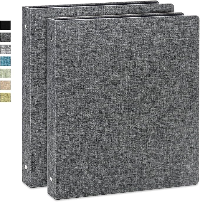 Vienrose 3 Ring Binder 1 Inch Round Rings by Vienrose