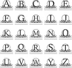 Personalized Metal Name Signs, Split Letter Monogram Wall Art Decor, Durable - Image 3