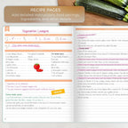 Clever Fox Recipe Book to Write in Your Own Meals 8.5x11.2 Mint Cream | Blank cook book notebook, Cooking & baking essentials for women, teens, kids & girls, Make your own DIY baker's notebook