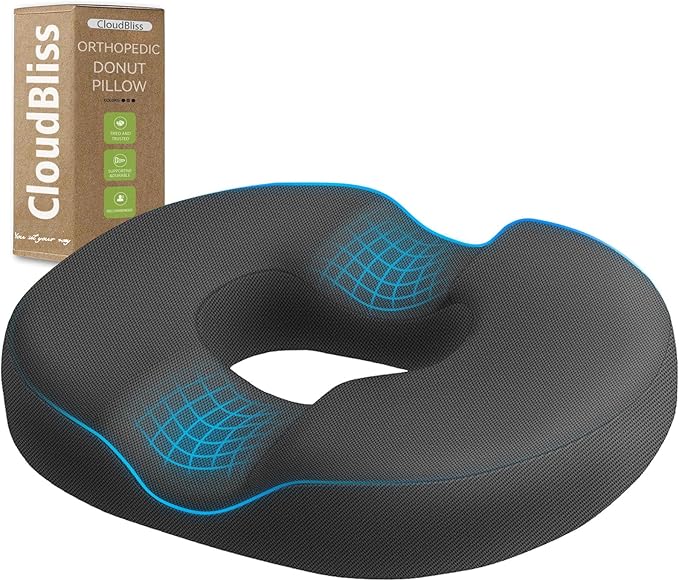 CloudBliss Donut Pillow Seat Cushion by CloudBliss