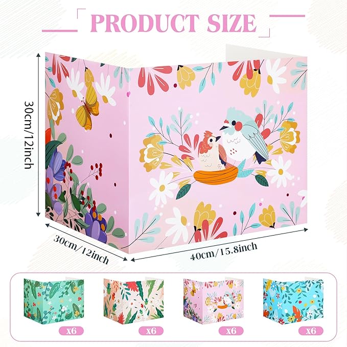 Crtiin 24 Pcs Privacy Folders for Students Desk Dividers Standard School - Image 2