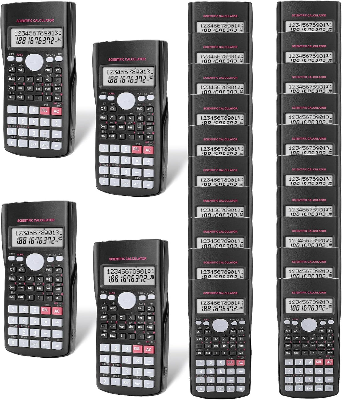 Mr. Pen- Scientific Calculators Bulk, 24 Pack, 2 Line, 240 Functions, 12 Digit
