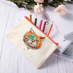 Reginary 80 Pack Canvas Zipper Makeup Bags Bulk Pencil Pouches Blank DIY Craft - Image 5