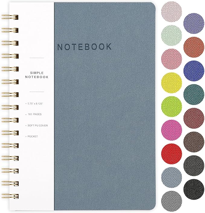Spiral Notebook-5.75" x 8.125" College Ruled Journal by Oneirom