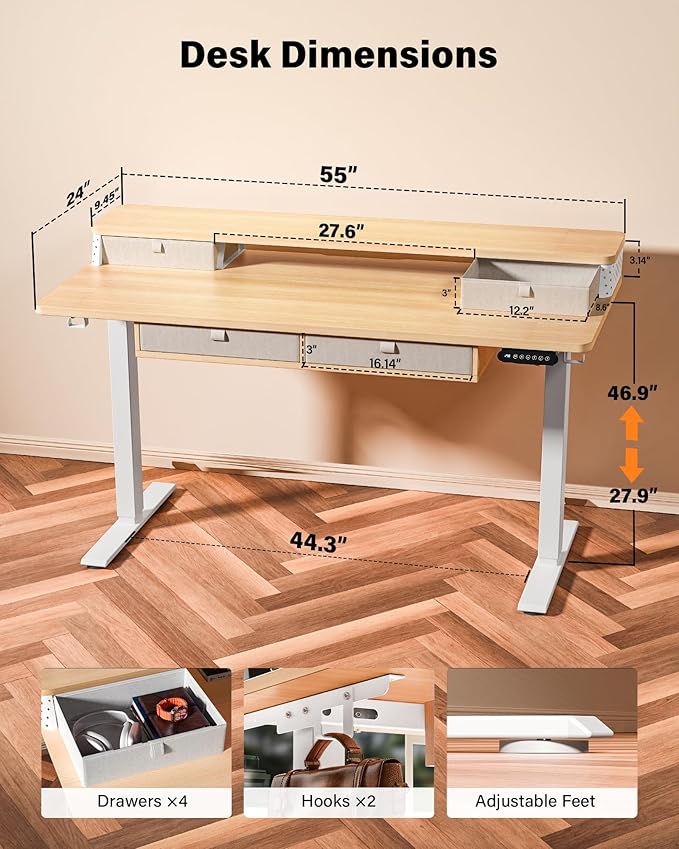 FiCiHi Electric Standing Desk - Image 2