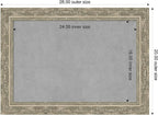 Amanti Art Silver Framed Magnetic Board 20x28 Medium Vision Board - Image 2