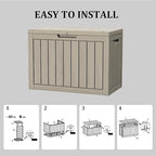 Yardgrace 45 Gallon Patio Storage Box - Image 6