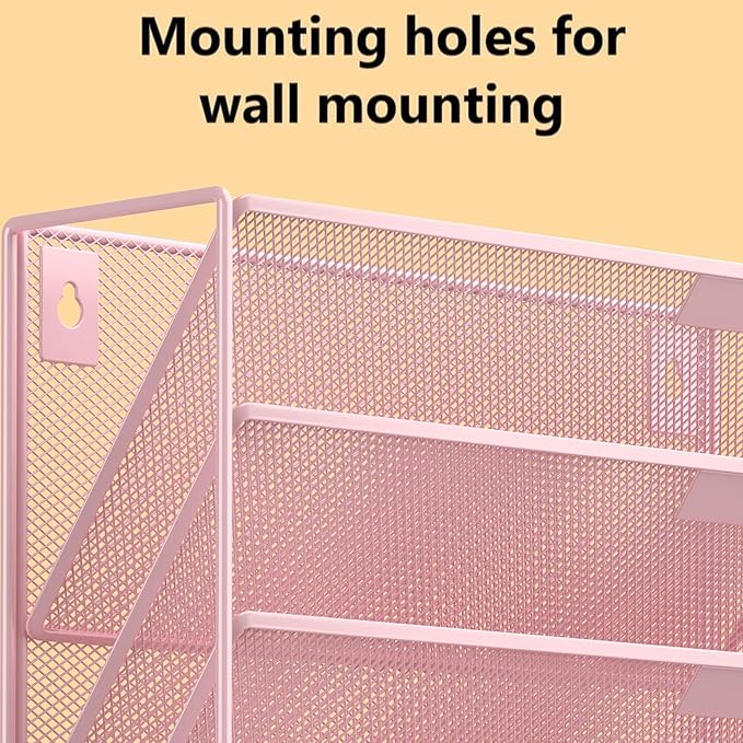 Kuntine.B 6-Tier Wall File Organizer Hanging File Organizer Cubicle Organizer - Image 4