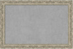 Amanti Art Silver Framed Magnetic Board 24x36 Large Vision Board by AmantiArt