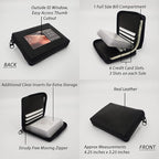 ag wallets Mens Zip Around Leather Wallet - Image 4