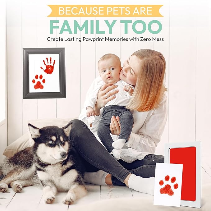 Large Clean Touch Ink Pad for Baby Handprints and Footprints – Inkless Infant - Image 4