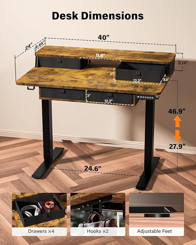 FiCiHi Electric Standing Desk - Image 2