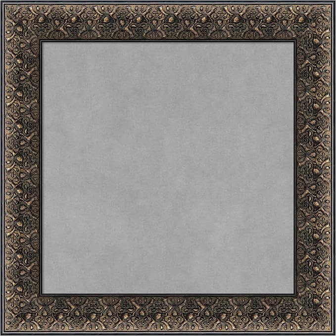 Amanti Art Black Framed Magnetic Board 21x21 Small Vision Board by AmantiArt