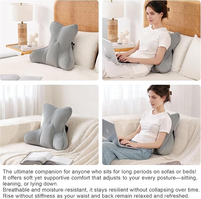Ailuteie Lumbar Support Pillow – Multi-Functional Ergonomic Back Cushion - Image 5