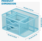Marbrasse Mesh Desk Organizer, Pen Organizer - Image 4