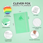 Clever Fox Planner – Undated Weekly & Monthly Planner - Image 2