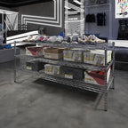Regal Altair 24" Deep x 60" Wide x 27" Height Wire Shelving Kit | 3-Tier | NSF - Image 2