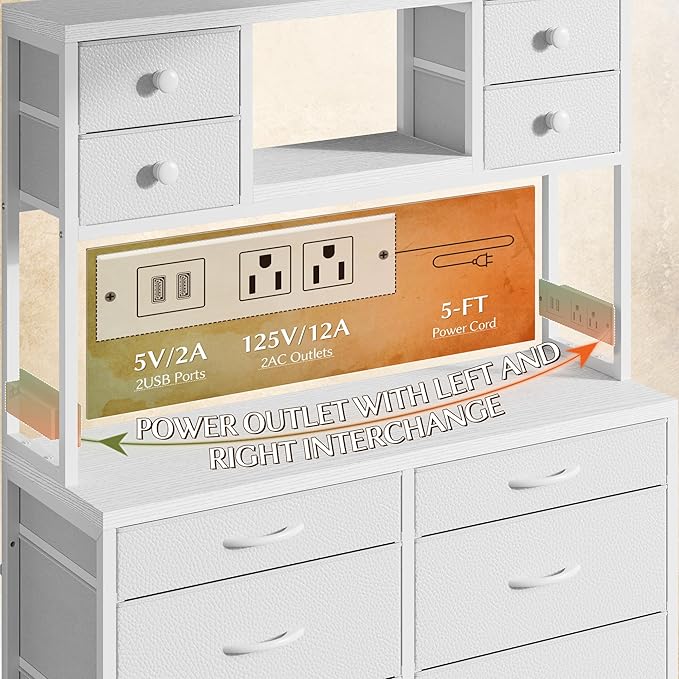 EnHomee 62.8" H Dresser for Bedroom - Image 5