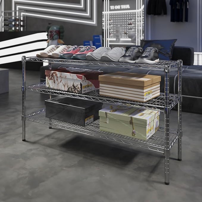 Regal Altair 14" Deep x 42" Wide x 27" Height Wire Shelving Kit | 3-Tier | NSF - Image 2