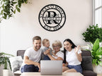 Personalized Metal Sign Monogram Wall Decor Last Name Sign Personalized Signs - Image 2