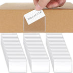 Jeyiour 200 Pcs Label Holders Adhesive Nameplate Pockets Storage Bin Labels by Jeyiour