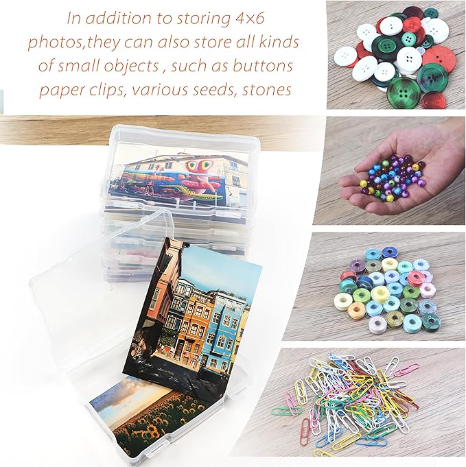 Find Scrapblooms 5×7 Photo Storage Box, Plastic photo keeper - Image 5