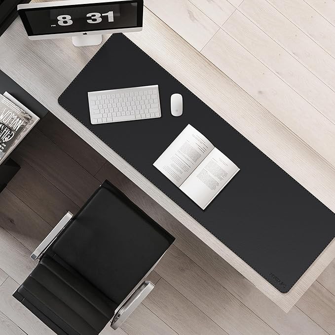 Mydours Ultra-Long 51.2" x 15.7" PU Leather Desk Pad - Image 5