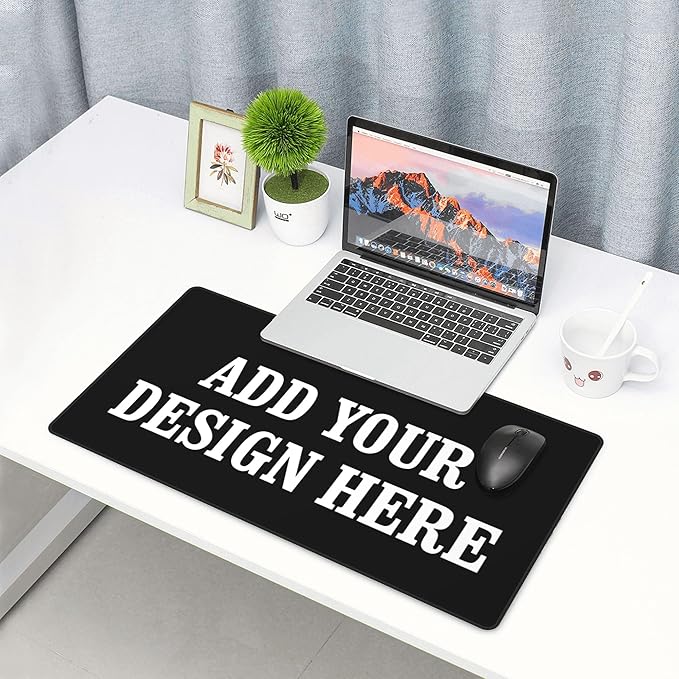 OHORTEB Custom Mouse Pad with Photo, Personalized Image Text Laptop Desk Mat - Image 7
