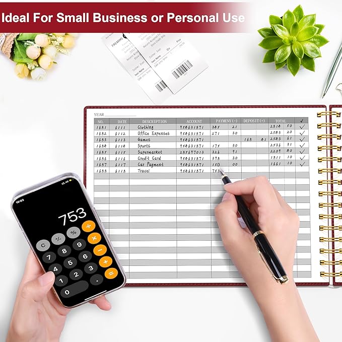 HAUTOCO Hardcover Accounting Ledger Book - Image 4