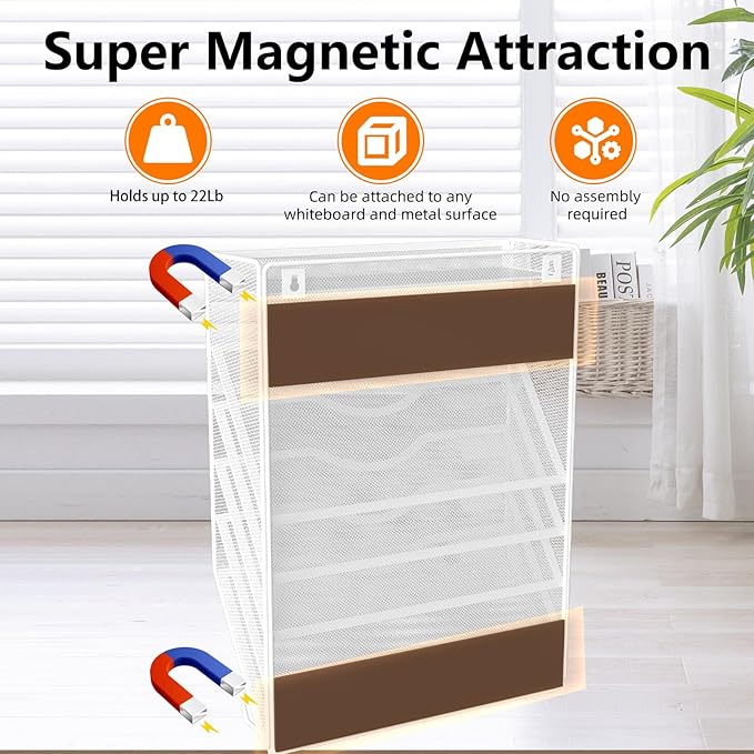 KZWKRG 6 Tier Magnetic File Holder - Image 2