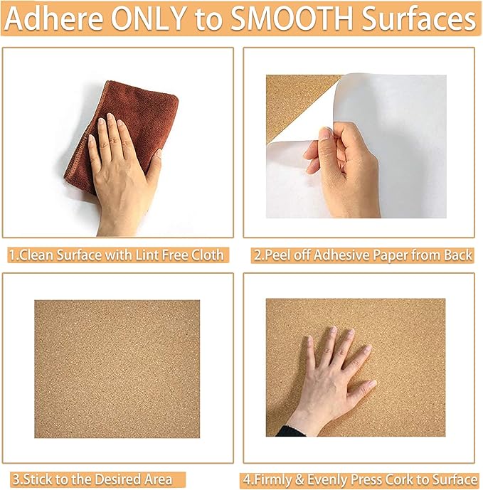 SUNGIFT Cork Board 12"x12" - Image 7