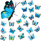 50Packs Butterfly Decorative Push Pins Blue Thumbtacks Cute Thumb Tacks Pushpins by GOOZADA