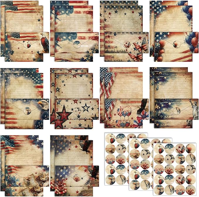 TaoBary 160 Pcs Stationery Paper Set 50 Double Sided Stationery Papers by TaoBary
