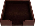 DACASSO Bonded Leather Desktop Letter Tray