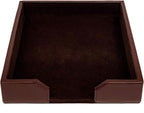 DACASSO Bonded Leather Desktop Letter Tray