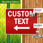 Custom Arrow, Custom Directional Sign, Left Arrow, 24x30 Inches, 3M EGP - Image 5