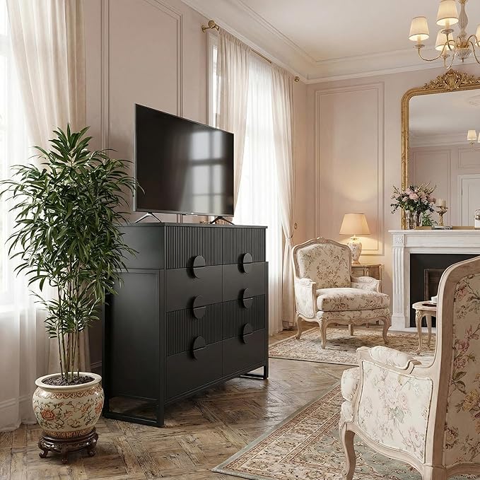 LGHM Fluted Dresser for Bedroom - Image 8