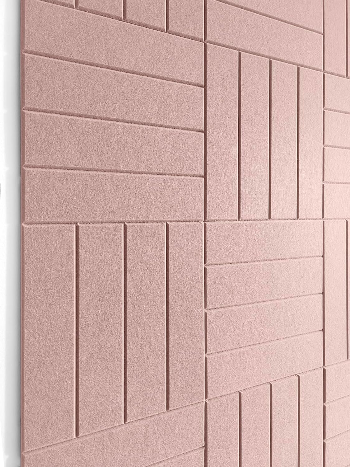 DECORITA Felt Bulletin Board Tiles | Modern Cork Board Alternative | Large Cork