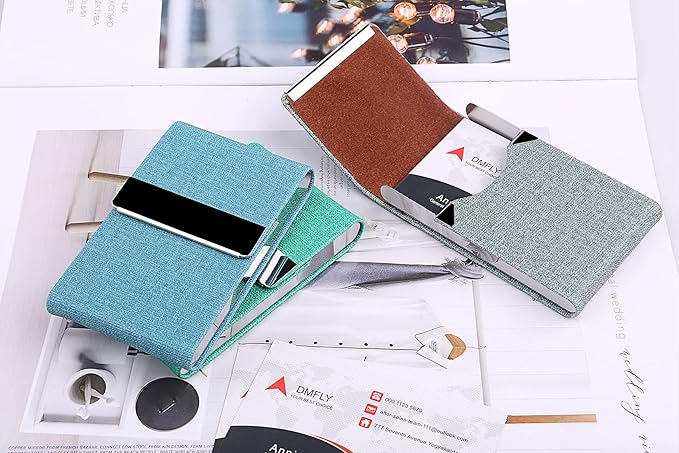 DMFLY Business Card Holder for Women and Men - Image 2