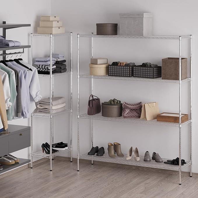 Regal Altair 18" Deep x 60" Wide x 74" Height Wire Shelving Kit | 4-Tier | NSF - Image 6